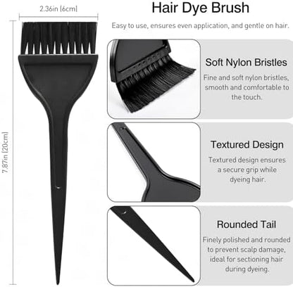 Ergonomic hair dye brush from Mozeat Lens balayage kit