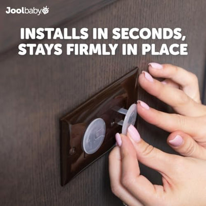 Using a notch to remove Jool Baby outlet cover