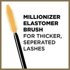 Clean Sweep wiping system removing excess mascara for perfect application