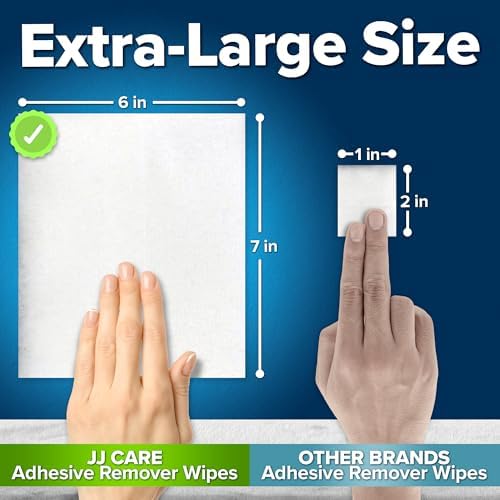Large 6x7 inch medical stoma wipes individually wrapped for sterile use