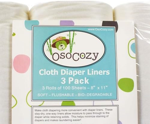 OsoCozy bamboo diaper liner sheet texture closeup