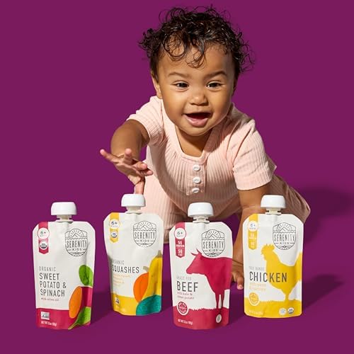 Serenity Kids baby food pouch for 6 months plus infants