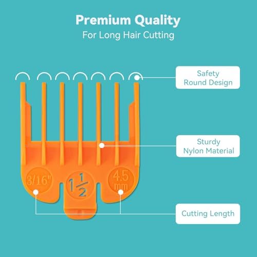 Professional barber hair cutting attachments