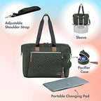 Dikaslon diaper bag tote with included portable changing pad