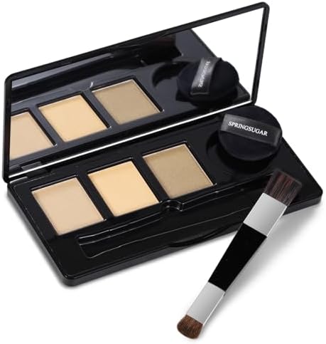 Springsugar 3-shade blendable hairline powder palette open view