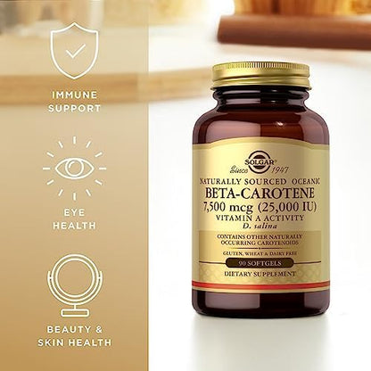 Authentic Solgar 90 softgels pack for eye and skin health
