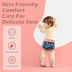 Alvababy 3 pack swim diapers colorful prints