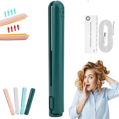 Anggrek 2 in 1 mini hair straightener wand portable travel styling tool