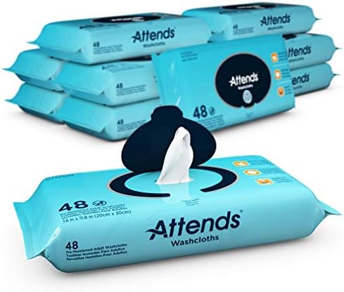 Top view of Attends soft pack wipes with resealable lid for freshness