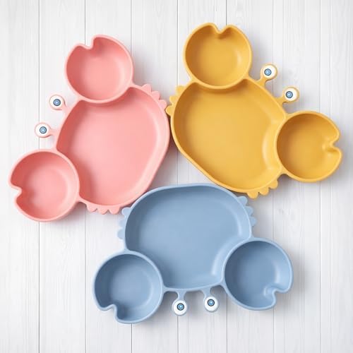 Rocced baby suction plate and utensil set packaging view