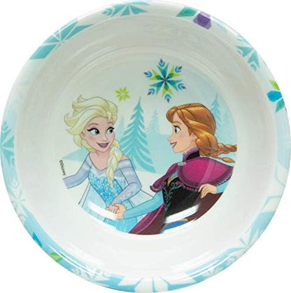 Stainless steel fork and spoon included in Frozen dinnerware set