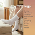 Seamless toe construction of Kodal diabetic socks preventing friction