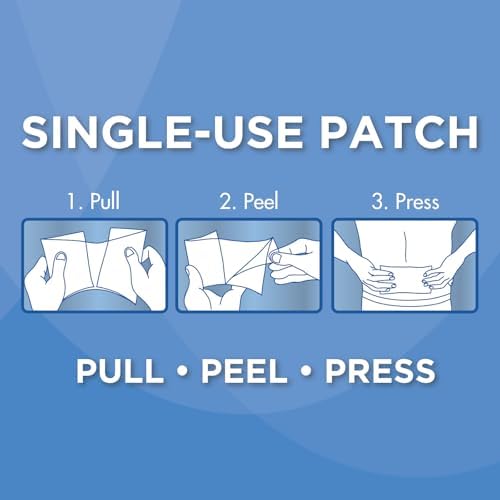 HealthWise pain relief patch application demonstration