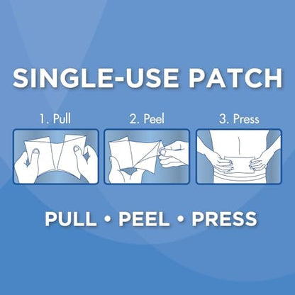 HealthWise pain relief patch application demonstration