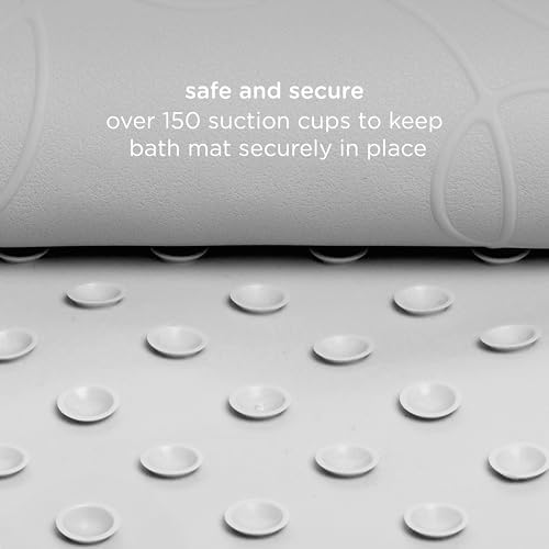 Top down view of Ubbi safety bath mat for babies