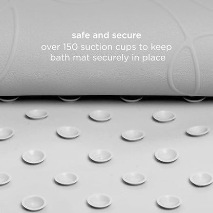 Top down view of Ubbi safety bath mat for babies