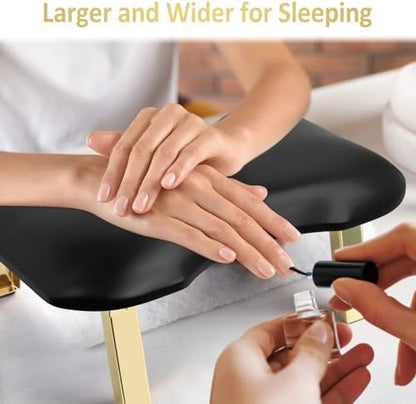 SZSJA nail art arm rest folded for easy storage and travel