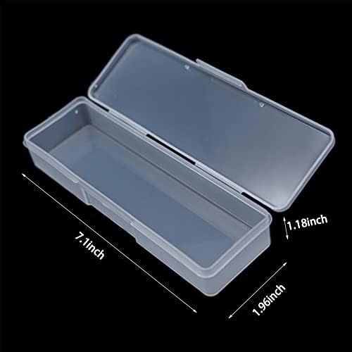 Plastic nail art tool box storage organizer case holding professional nail files