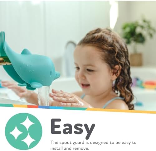 Adjustable strap detail of Nuby bathtub spout protector