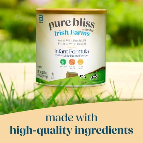 Similac Pure Bliss infant formula with DHA and ARA ingredients list view