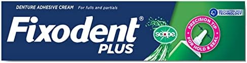 Fixodent scope denture cream all-day hold with breath bacteria shield technology