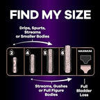 Always Discreet leakage control pads showing ultra thin design and flexible fit