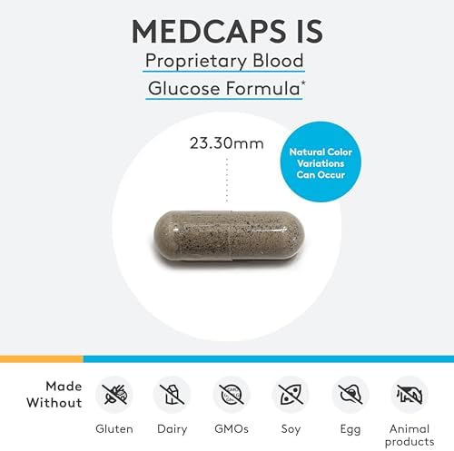 XYMOGEN MedCaps IS glucose metabolism support supplement nutrition facts label