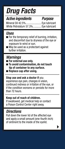 Pack of two Refresh P.M. preservative free ointment tubes for chronic eye irritation.
