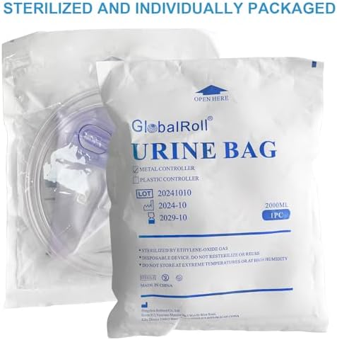 Medical grade GlobalRoll urinary drainage system packaging