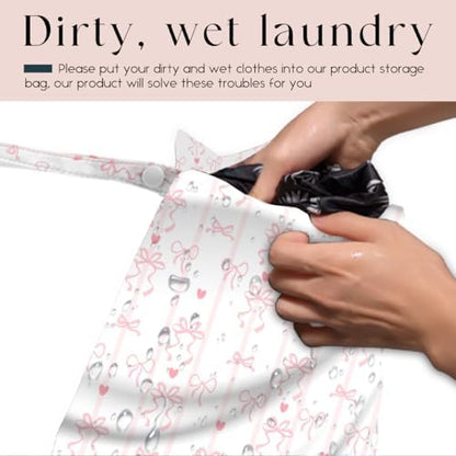 Waterproof wet bag for swimsuits and gym clothes