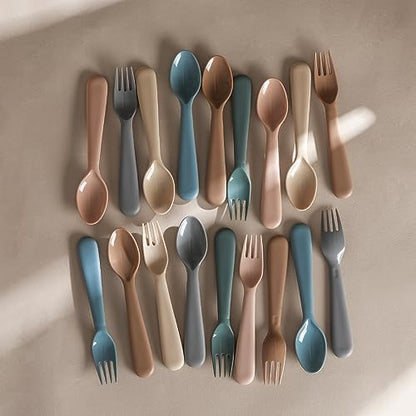 Poikshark BPA free toddler cutlery in various colors