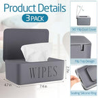 Singhoow refillable wipe holder with open lid showing easy access design
