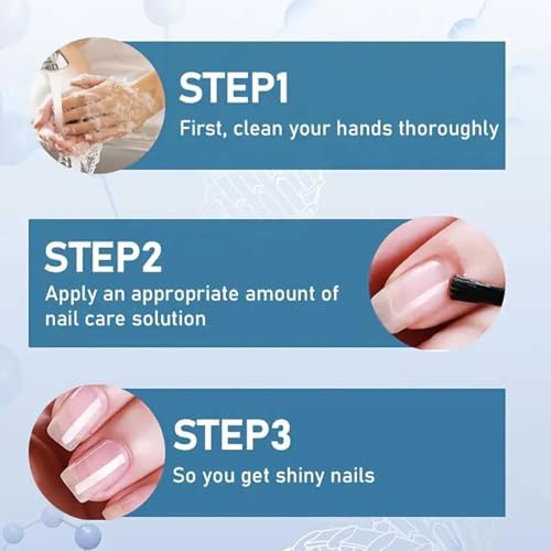 Applying Eloxa 3 Days Nail Care serum to fingernails