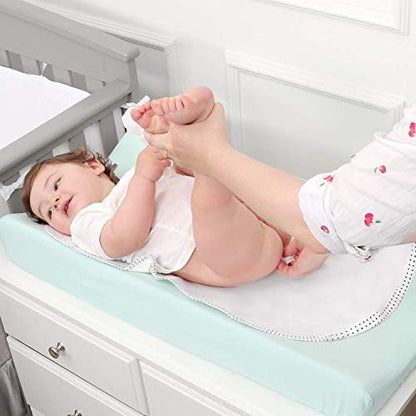 Tillyou cotton flannel changing pad liners stacked