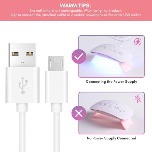 Makartt travel nail lamp in use for manicure