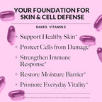 Naked Nutrition antioxidant softgels ingredients list packaging