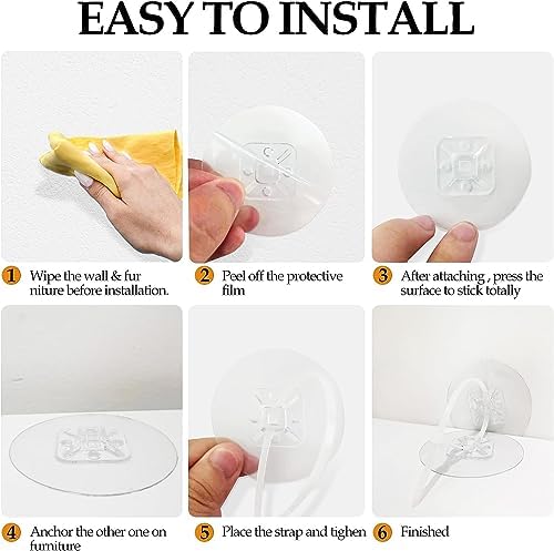 Utook earthquake resistant furniture straps package contents for home protection