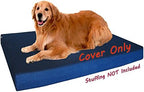 Dogbed4less imported USA premium dog bed replacement cover flat layout.