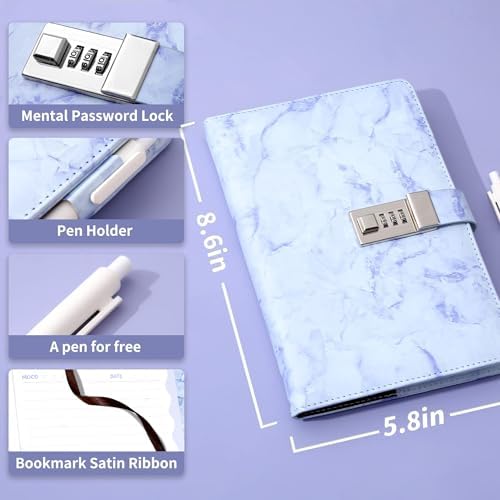 Refillable inner pages of Cagie A5 marble diary