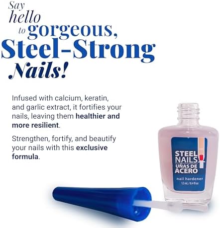Applying Amen Beauty Steel Nails to damaged fingernails