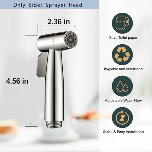 Adjustable water pressure control on Asrcloo bidet sprayer