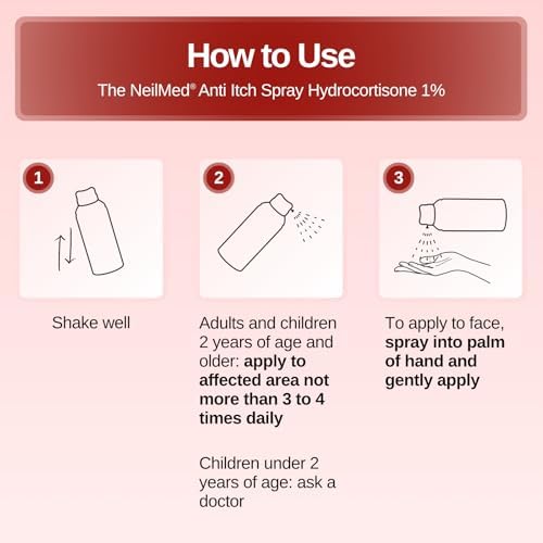 Authentic USA imported NeilMed anti-itch solution for insect bites and rashes.