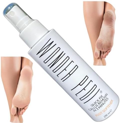 Wonder Pedi Callus Remover spray and file set front view professional pedicure kit