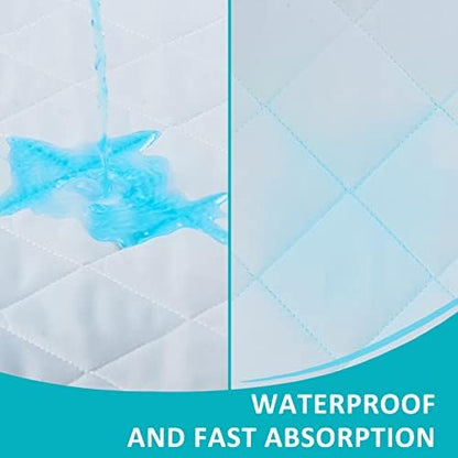Kanech incontinence bed pads demonstrating non-slip backing