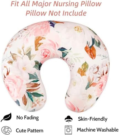 Hidden zipper detail on Dilimi baby nursing pillowcase