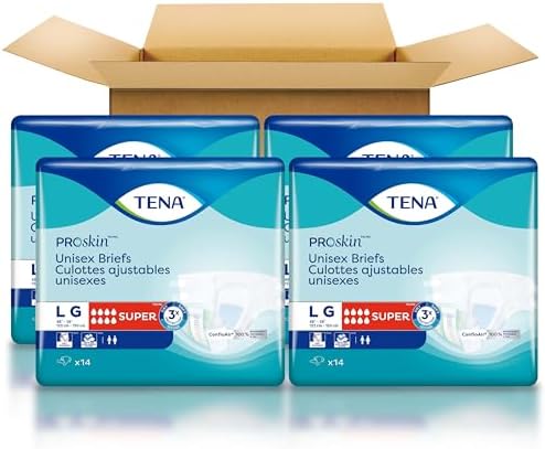 Close up of the breathable material texture on TENA adult incontinence briefs
