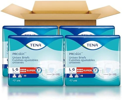 Close up of the breathable material texture on TENA adult incontinence briefs