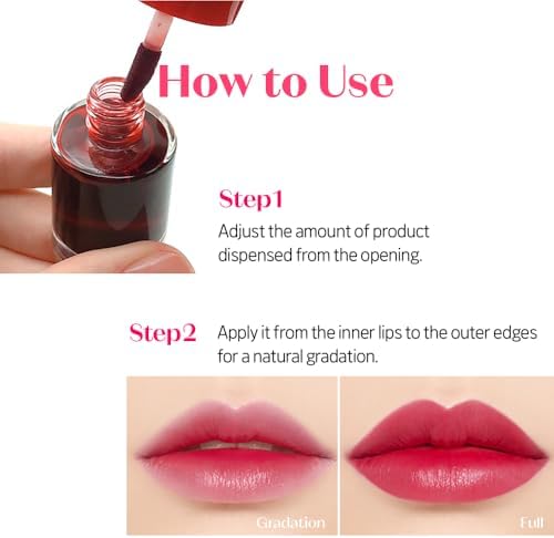 ETUDE moisturizing K beauty lip tint open bottle view