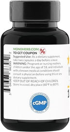 Extra strength 10x Hadjod extract capsules by MONOHERB for authentic bone health care.
