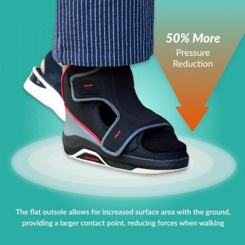 Adjustable pneumatic fit system on the Foot Defender medical boot.